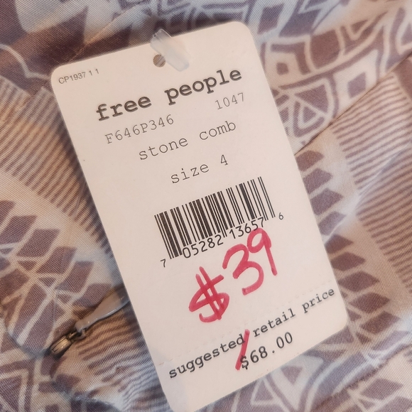 Nwt Free People Lost Temple Skort size 4 - Picture 6 of 8